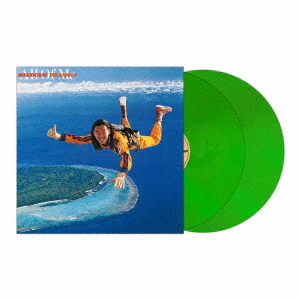 All of Me album sleeve beside a clear light-green vinyl record